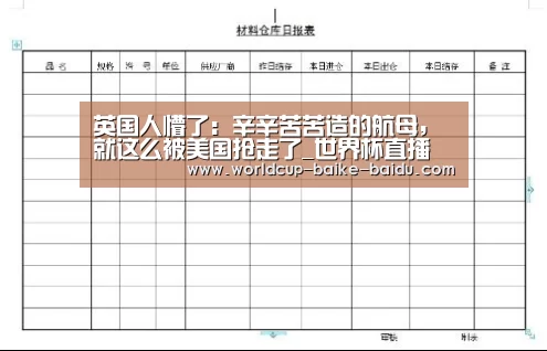 英国人懵了:辛辛苦苦造的航母,就这么被美国抢走了_世界杯直播(图2) 2026世界杯赛程