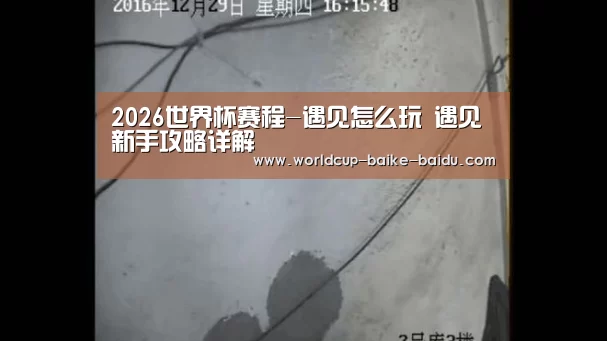 2026世界杯赛程-遇见怎么玩 遇见新手攻略详解